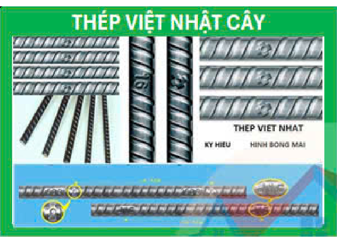 Thép Việt Nhật cây