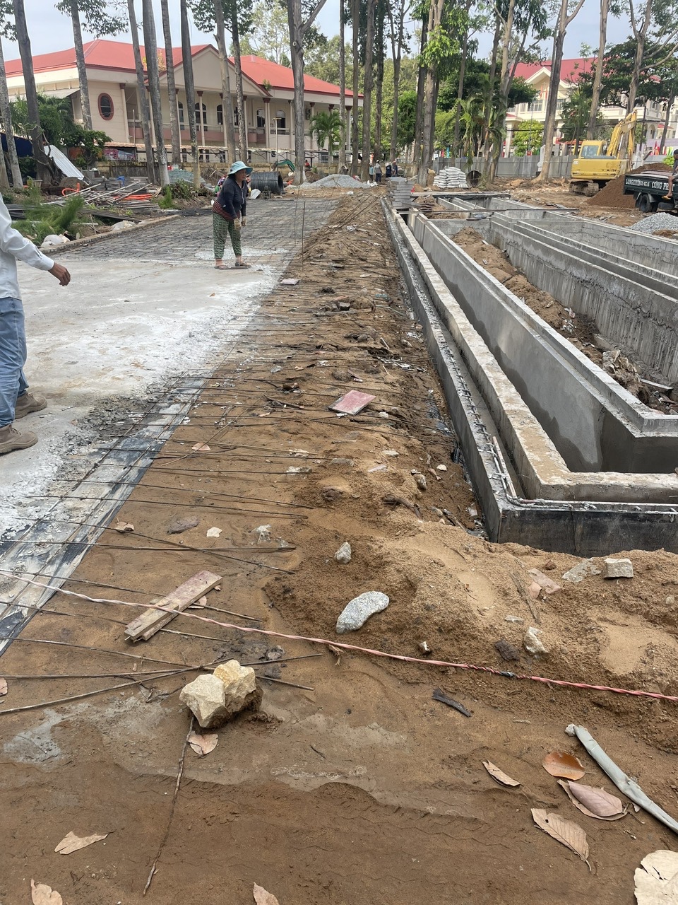 Thi công công trình hạ tầng kỹ thuật