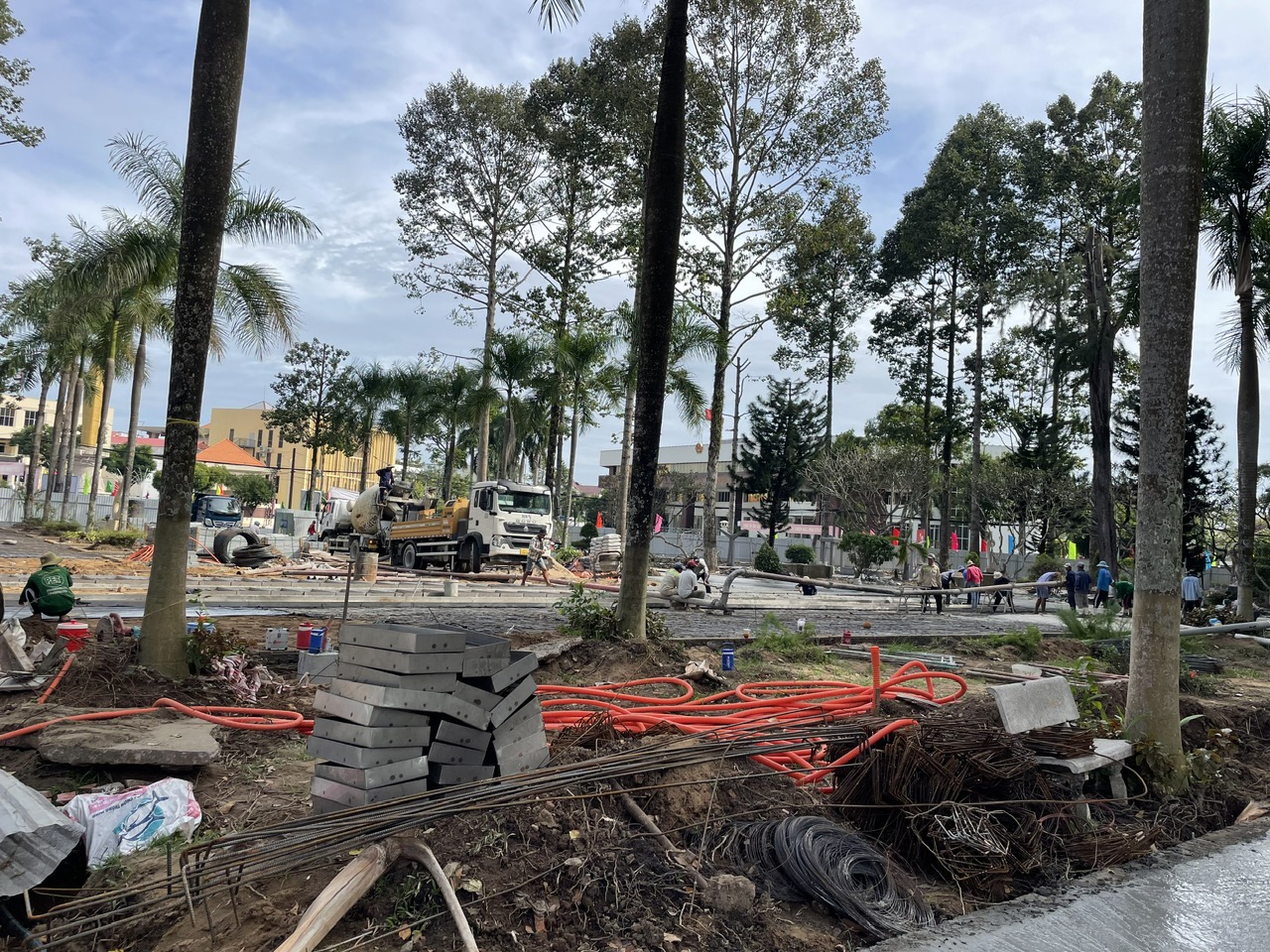 Thi công công trình hạ tầng kỹ thuật