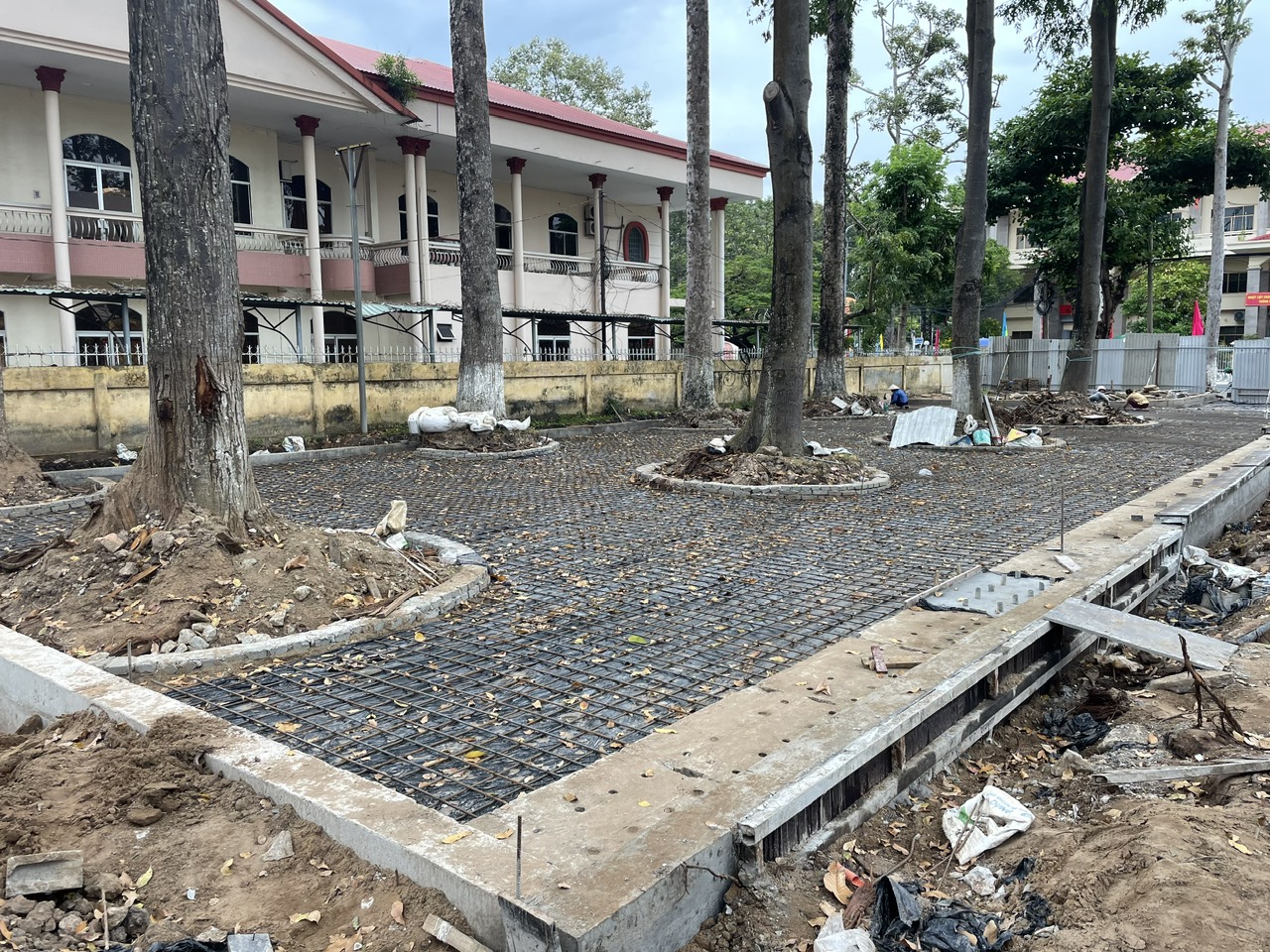 Thi công công trình hạ tầng kỹ thuật