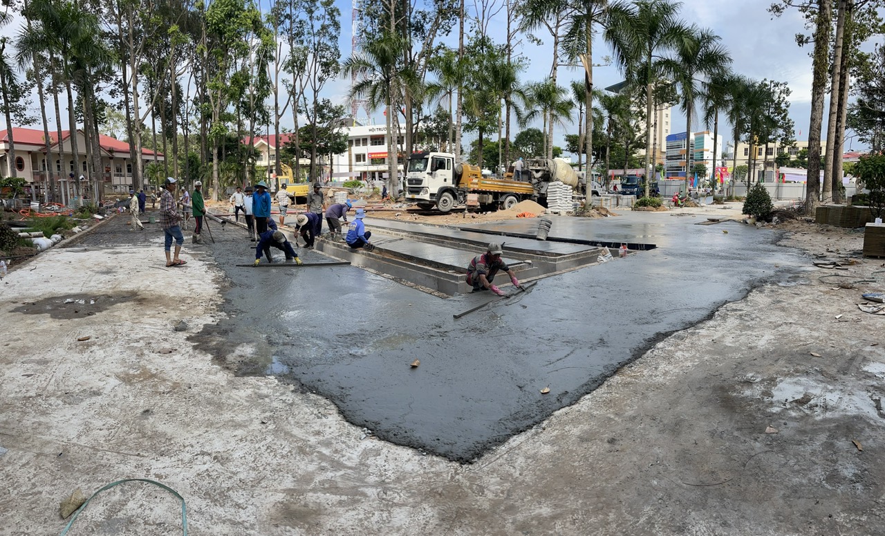 Thi công công trình hạ tầng kỹ thuật