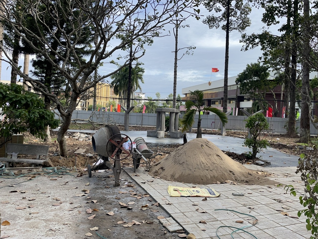 Thi công công trình hạ tầng kỹ thuật