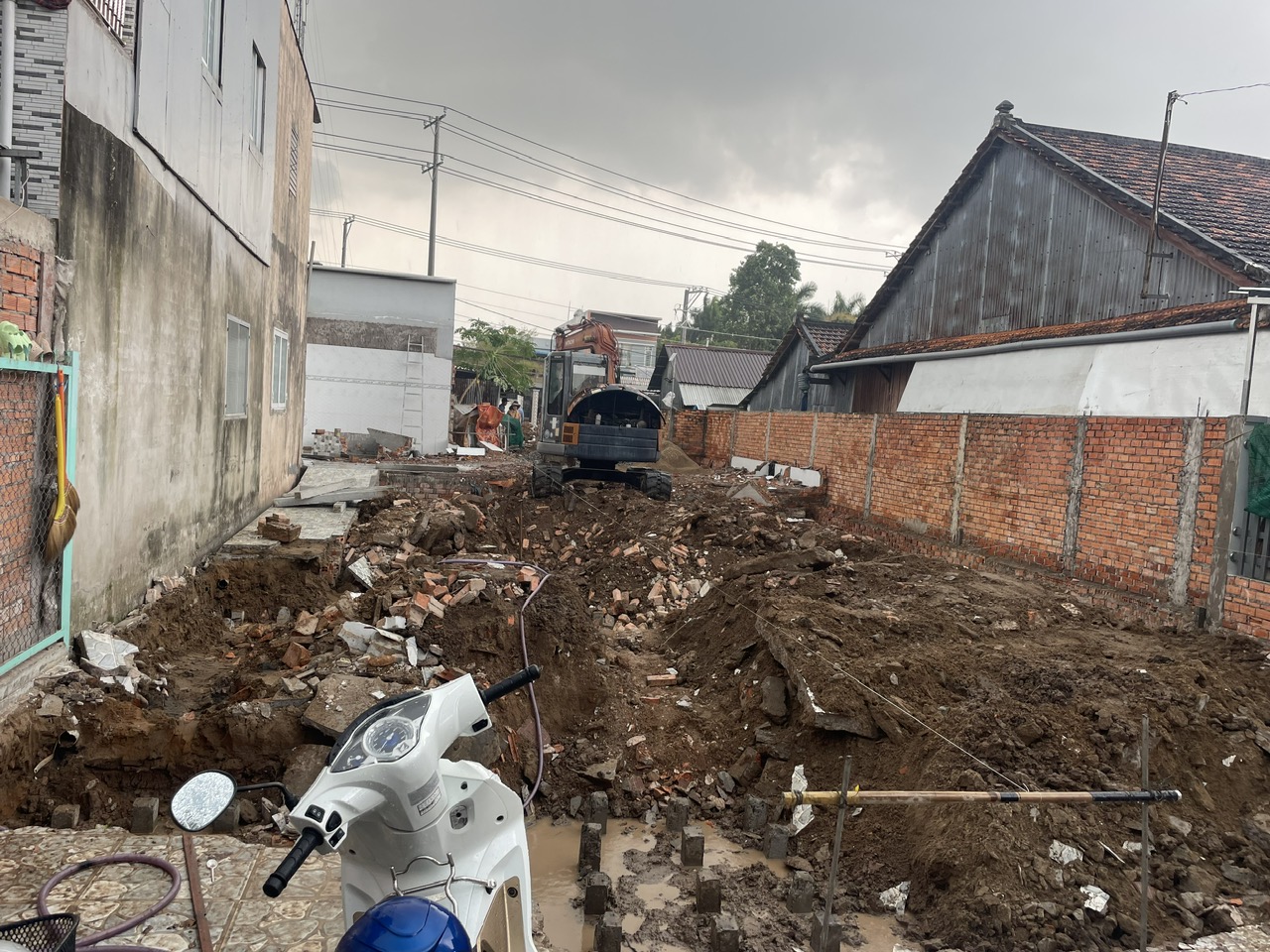 Thi công công trình nhà ở tư nhân (An Giang)