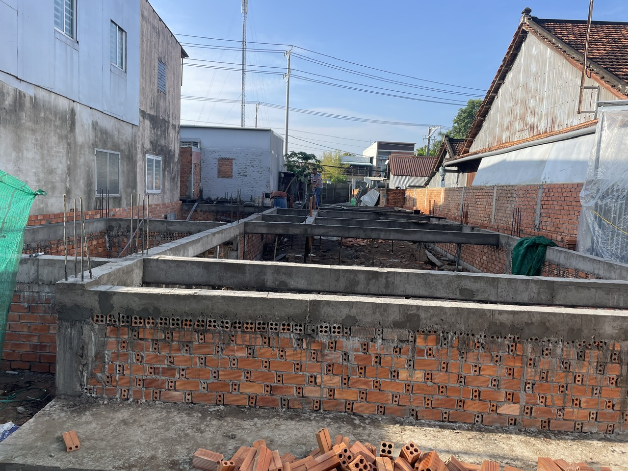 Thi công công trình nhà ở tư nhân (An Giang)