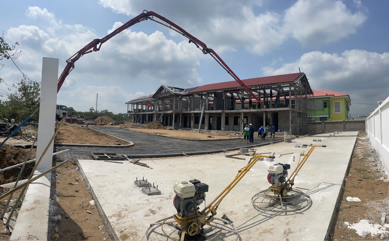 Thi công công trình trường học