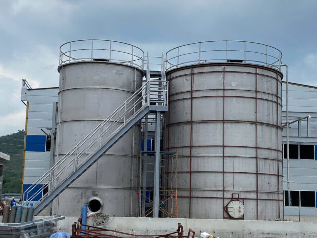 Lắp đặt hệ thống bồn nhà máy SKR Korea Đà Nẵng