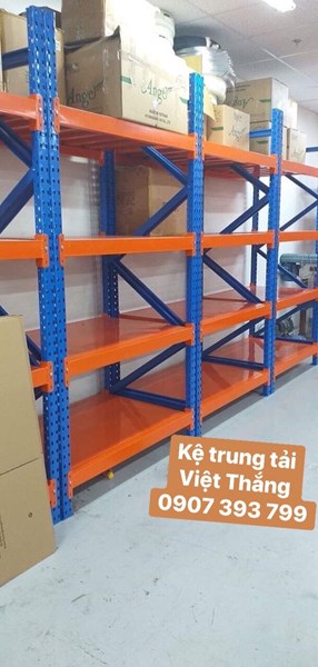 Kệ trung tải - Kệ Chứa Hàng Việt Thắng - Công Ty TNHH Cơ Khí Công Nghiệp Việt Thắng