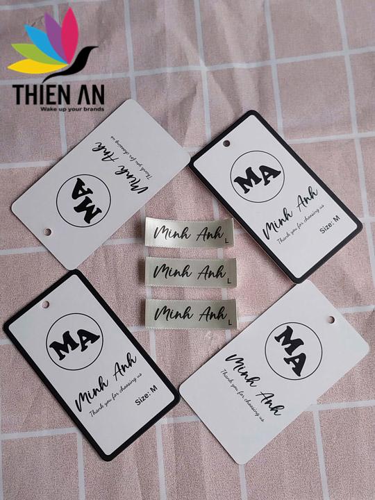 Mác in satin (lụa) - Nhãn Mác và Bao Bì Thiên Ân - Công Ty TNHH Nhãn Mác Và Bao Bì Thiên Ân