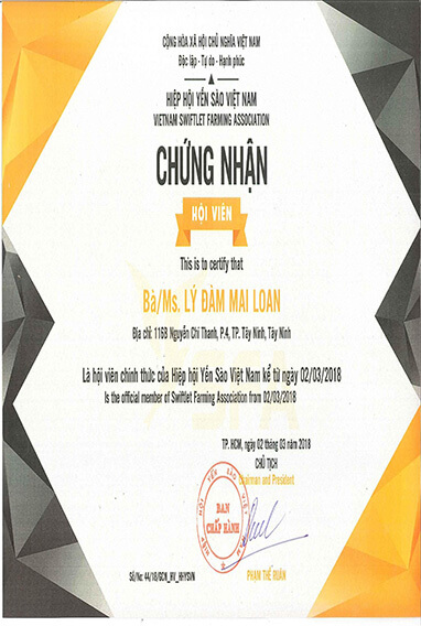 Chứng nhận chứng chỉ - Công Ty TNHH Loan Phát Huy