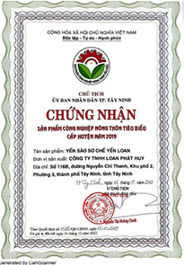 Chứng nhận chứng chỉ - Công Ty TNHH Loan Phát Huy