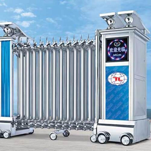 Cổng xếp inox