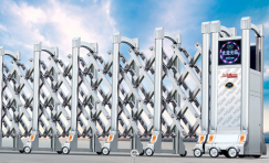 Cổng xếp inox