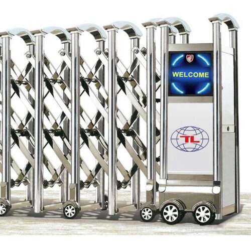 Cổng xếp inox