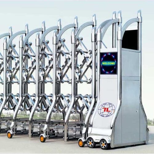 Cổng xếp inox