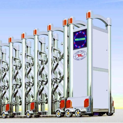 Cổng xếp inox