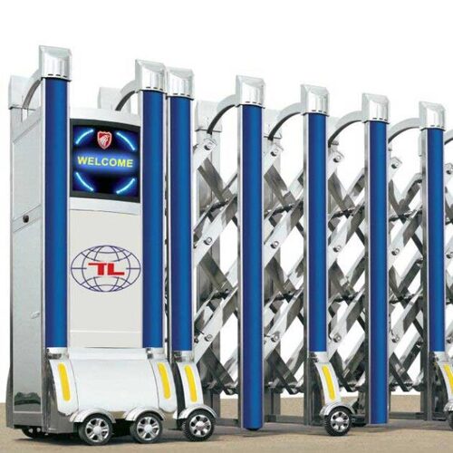 Cổng xếp inox