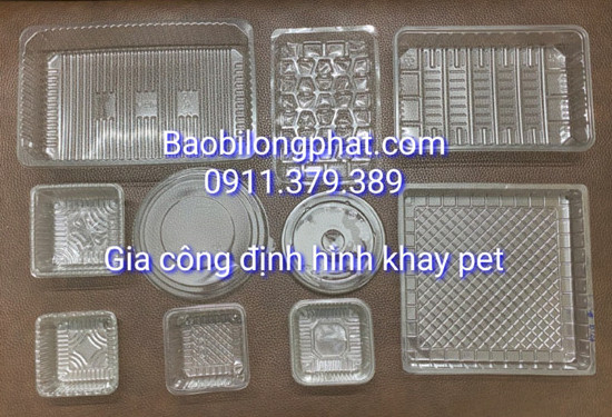 Gia công khay PET - Bao Bì Long Phát - Công Ty TNHH Bao Bì Long Phát