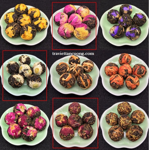 Trà nở hoa nghệ thuật