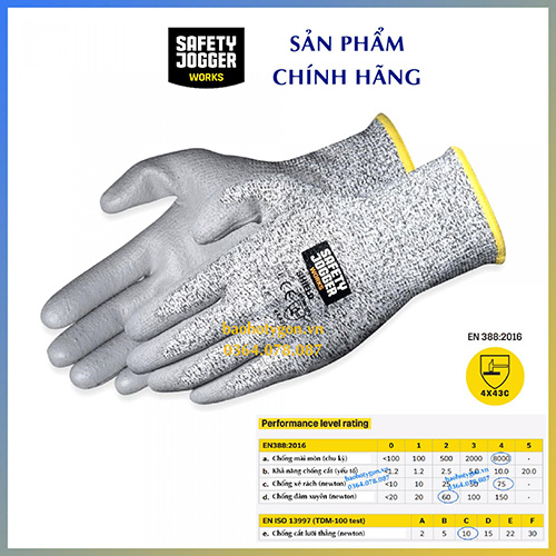 Găng tay chống cắt Jogger Shield - Bảo Hộ Lao Động Ty Gôn - Công ty TNHH An Toàn Lao Động Ty Gôn