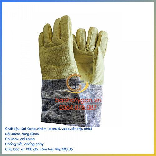 Găng tay chống nóng chống cháy cách nhiệt 1000 độ - Bảo Hộ Lao Động Ty Gôn - Công ty TNHH An Toàn Lao Động Ty Gôn