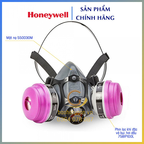 Mặt nạ phòng khí độc Honeywell 5500 - Bảo Hộ Lao Động Ty Gôn - Công ty TNHH An Toàn Lao Động Ty Gôn
