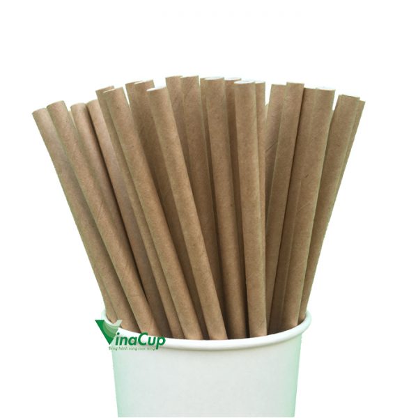 ống hút giấy nâu - Ly Giấy Vinacup - Công Ty TNHH Sản Xuất Và Thương Mại Vinacup