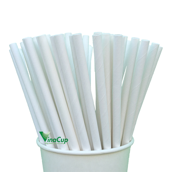 ống hút giấy trắng - Ly Giấy Vinacup - Công Ty TNHH Sản Xuất Và Thương Mại Vinacup