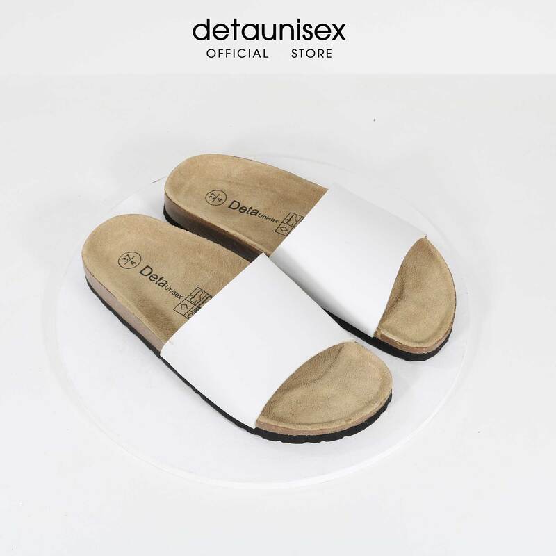 Dép đế trấu băng ngang màu trắng - Giày Dép Đế Trấu Sức Khỏe Detaunisex - Cơ Sở Sản Xuất Kinh Doanh Giày Dép Đế Trấu Detaunisex