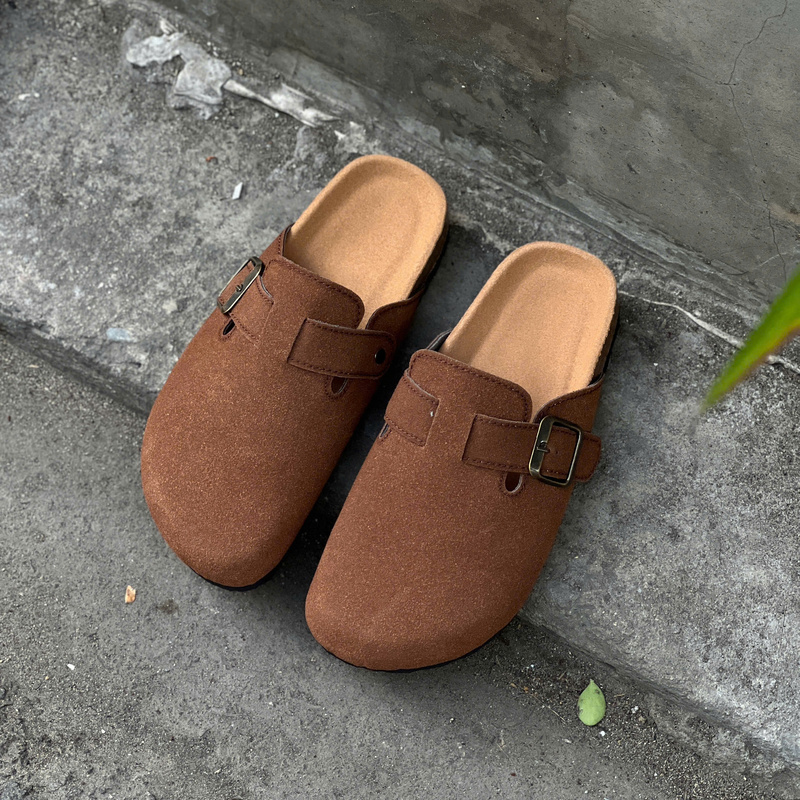 Dép đế trấu sục bít mũi thu đông - Giày Dép Đế Trấu Sức Khỏe Detaunisex - Cơ Sở Sản Xuất Kinh Doanh Giày Dép Đế Trấu Detaunisex