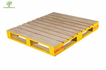 Pallet gỗ Loscam vàng 1000x1200x160mm - China