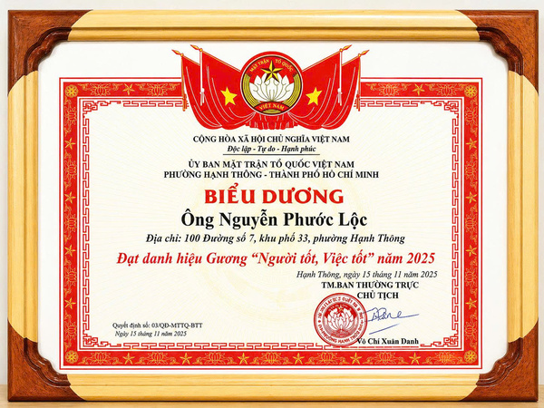 Bằng khen