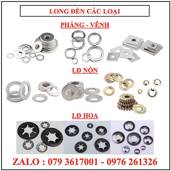 Long đền các loại