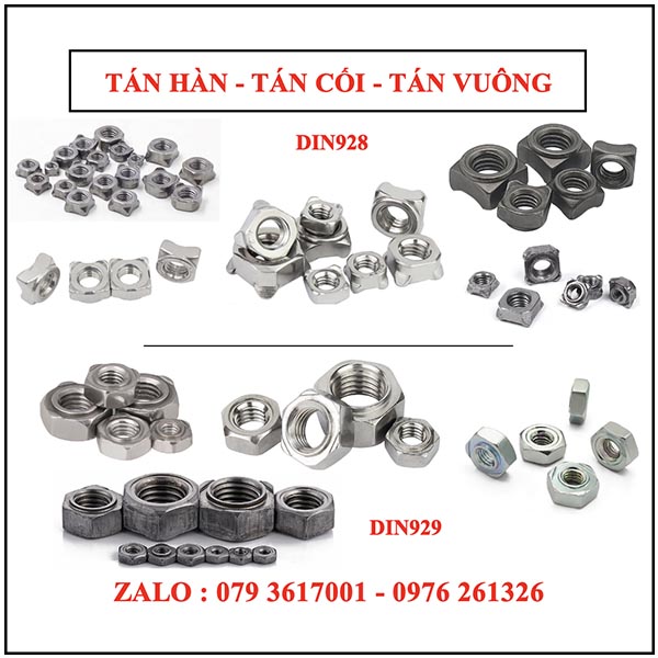 Tán hàn - Tán cối - Tán vuông