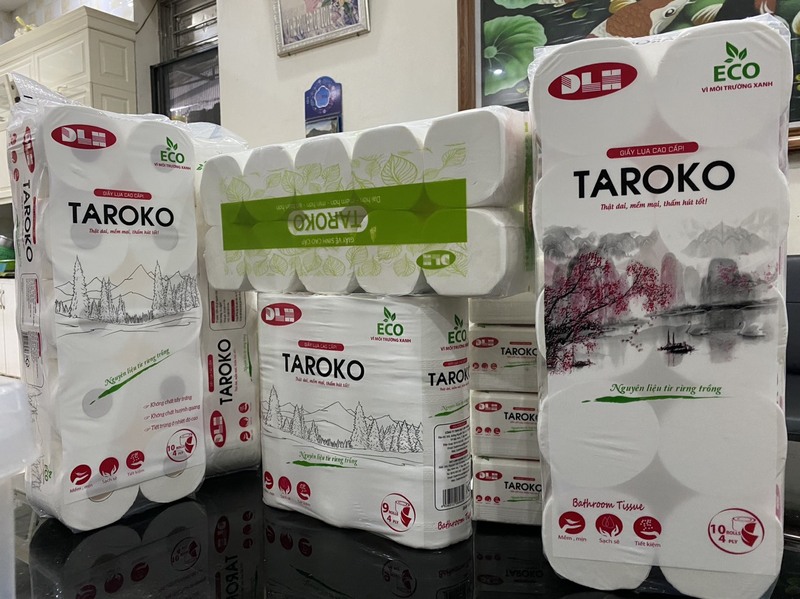 Giấy vệ sinh Taroko - Giấy Vệ Sinh SumPo, SENDAI, TAROKO - Công Ty TNHH Đầu Tư Phát Triển Thương Mại Và Dịch Vụ Đạt Linh Hương