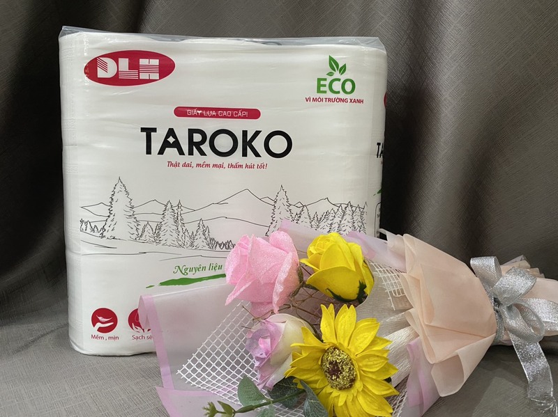 Giấy vệ sinh Taroko 9 cuộn - Giấy Vệ Sinh SumPo, SENDAI, TAROKO - Công Ty TNHH Đầu Tư Phát Triển Thương Mại Và Dịch Vụ Đạt Linh Hương
