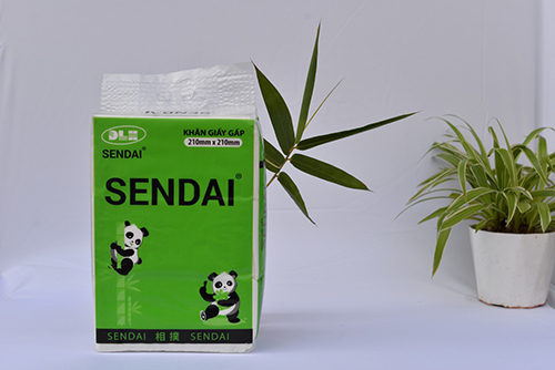 Khăn giấy Sendai xanh