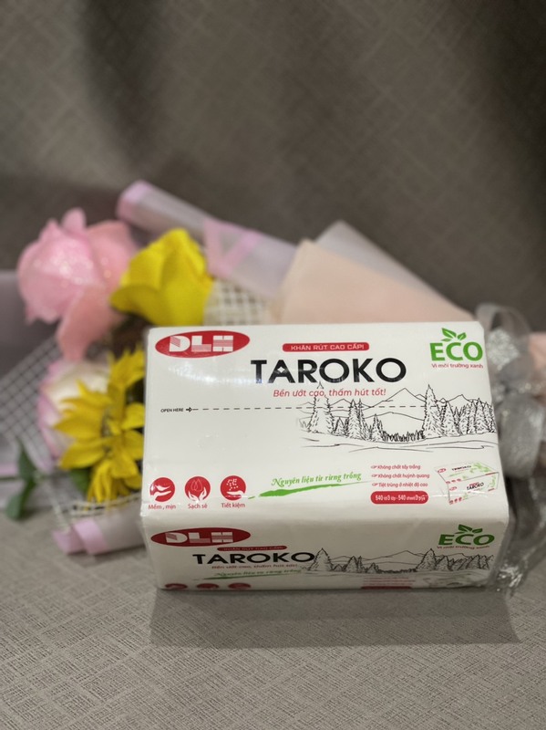 Khăn giấy rút Taroko - Giấy Vệ Sinh SumPo, SENDAI, TAROKO - Công Ty TNHH Đầu Tư Phát Triển Thương Mại Và Dịch Vụ Đạt Linh Hương