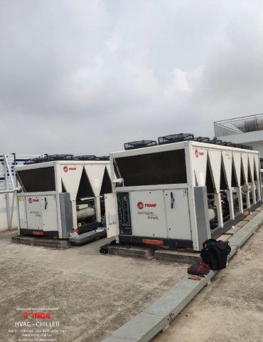 Sửa chữa chiller hệ thống cho bệnh viện