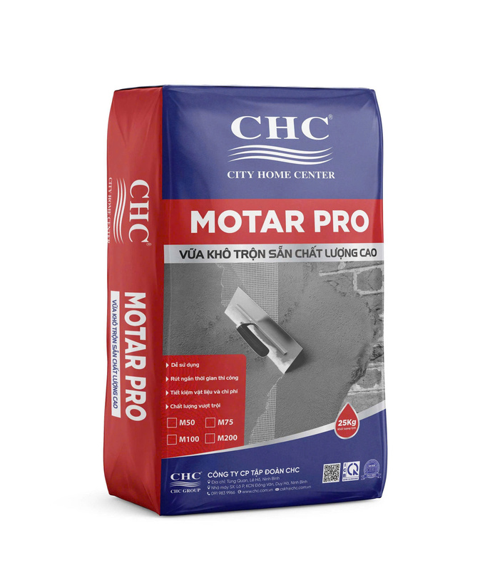 Vữa khô trộn sẵn chất lượng cao