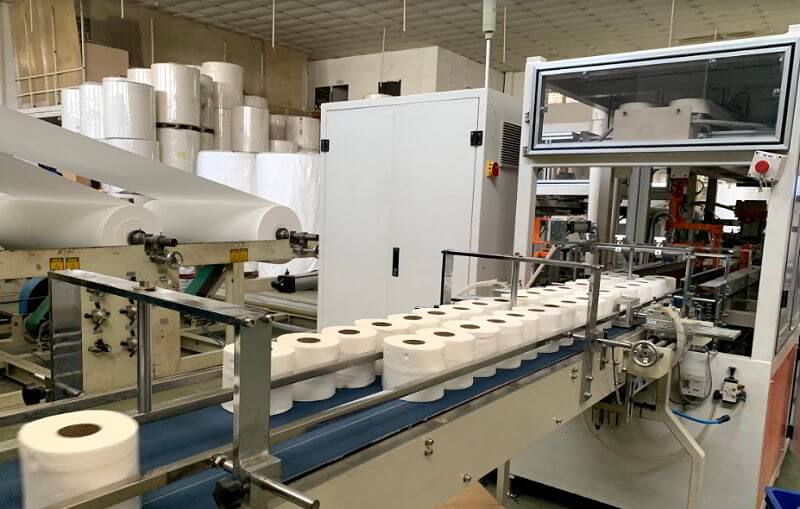 Hình ảnh sản xuất giấy vệ sinh
