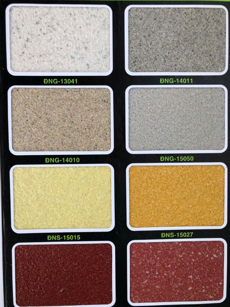 Bảng màu sơn đá