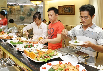 Tổ chức tiệc Buffet - Suất Ăn Công Nghiệp Tiền Giang - Công Ty TNHH ẩm Thực á Đông