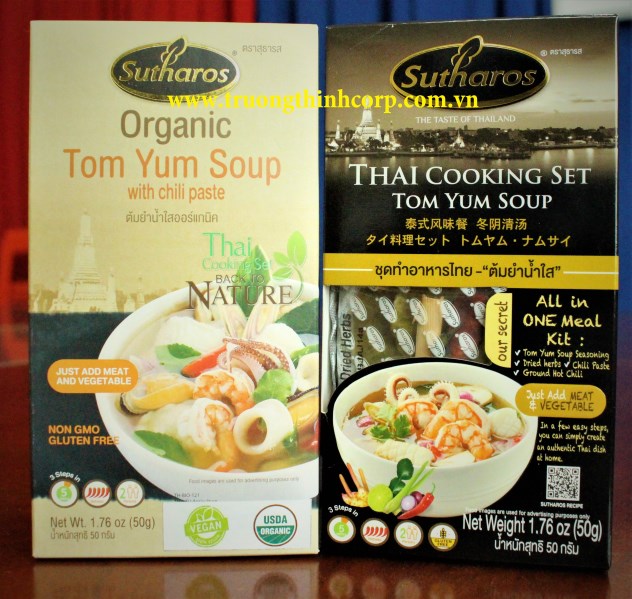 Gia vị nấu súp Tom Yum Organic ( Ko có bột sữa dừa)