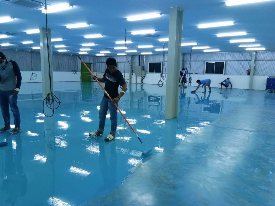 Dịch vụ sơn Epoxy sàn nhà xưởng