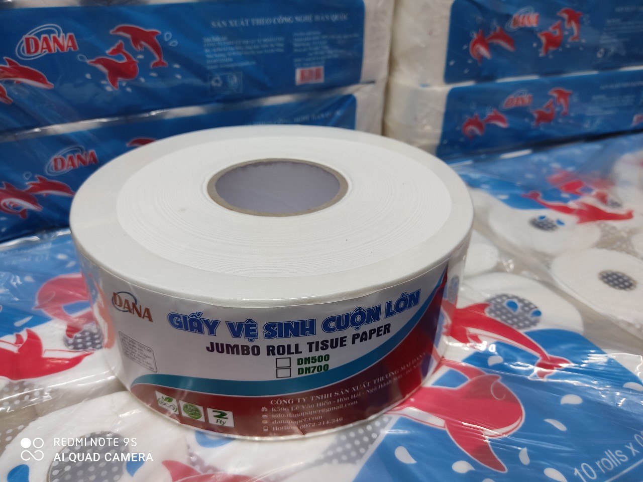 Giấy vệ sinh cuộn lướn Dana - Công Ty Giấy Dana