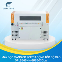 Máy bọc màng co POF tự động tốc độ cao GPL5545h + GPS5030lw