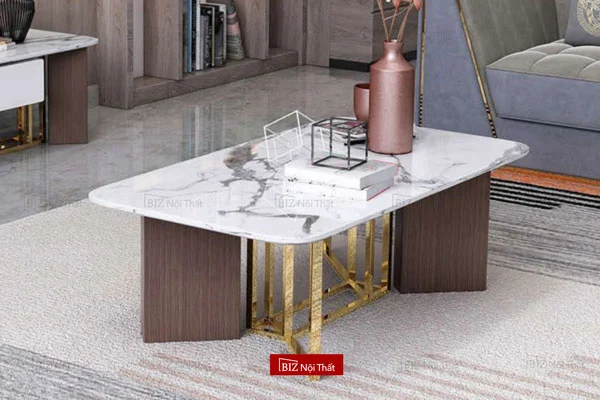 Bàn trà mặt đá cẩm thạch CT-1867