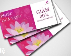In gift voucher