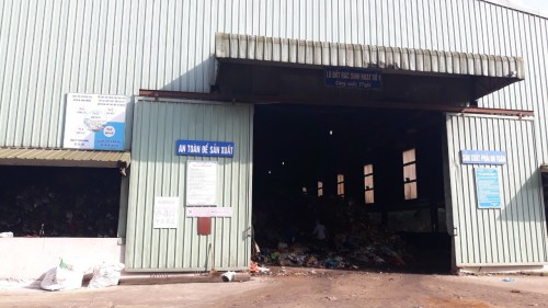 Hình ảnh nhà máy xử lý chất thải Sông Công