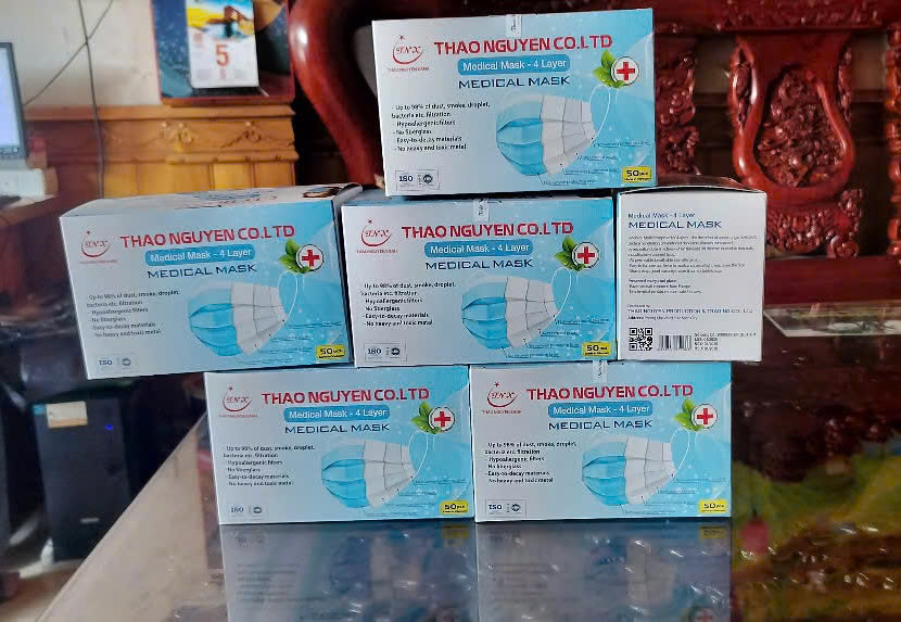 Khẩu trang y tế 4 lớp - Khẩu Trang Y Tế Thảo Nguyên Xanh - Công Ty TNHH Sản Xuất Và Thương Mại Dịch Vụ Thảo Nguyên